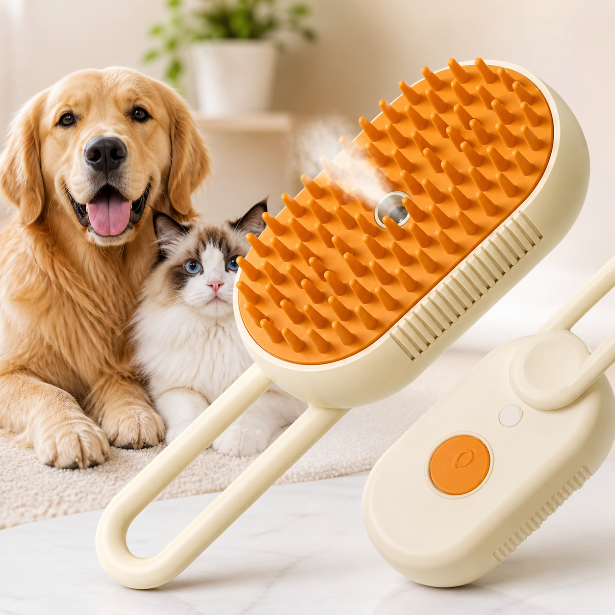 PeloOff™ | Cepillo a Vapor Quita Pelo